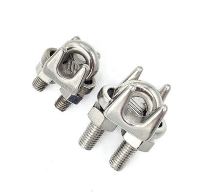QUALITÄT  DIN 741 Drop Forged Stainless Steel Wire Rope Clamp For Cable End Connections Fabrik